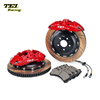TEI Front S60-Plus 6 Pot Monoblock Caliper With high carbon content iron Floating Disc Big Brake Kit