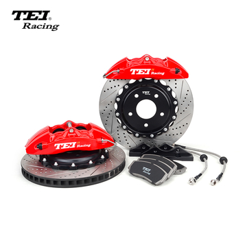 TEI Front P40NS 4 Pot Forged Caliper With High Carbon Content Iron Disc Big Brake Kit